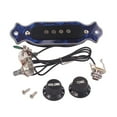 thumbnail image 1 of Miangastore Soundhole Prewired Active Pickup Sound Hole Pickup with Tone Volume Controller Knobs For 4-String Electric Cigar Box Guitar Pickup Humbucker, 1 of 8