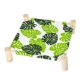 thumbnail image 1 of Cama Hamaca para Gatos y Perros Patas Lague Diseño de Hoja de Monstera, 1 of 6