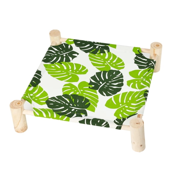 Cama Hamaca para Gatos y Perros Patas Lague Diseño de Hoja de Monstera