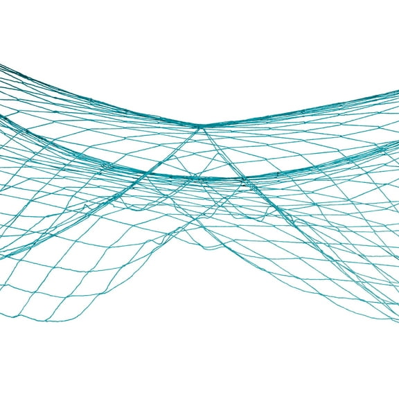 Fish Netting (turquoise) Party Accessory (1 count) (1/Pkg)