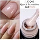 thumbnail image 2 of LILYCUTE 7ML Gel de uñas de extensión rápida Vernis Semi permanente acrílico cristal blanco claro Gel desnudo esmalte de uñas UV Gel de construcción, 2 of 4