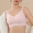 thumbnail image 4 of Hrsba Nursing Bras for Women Solid Color Jelly No Underwire Push Up Breathable Support Breastfeeding Daily Wear, 4 of 6