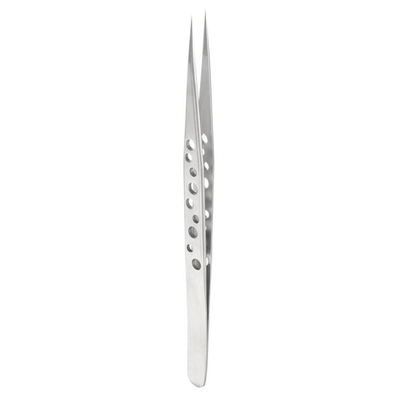 Precision Tweezers 140mm Straight Pointed Hollow Anti-slip Stainless Steel Craft Professional Tweezer