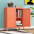 thumbnail image 4 of Bathroom Floor Cabinet,Storage Cabinet with Adjustable Shelf,Modern Freestanding Organizer,Farmhouse Buffet Sideboard,Accent Cabinets for Bathroom,Kitchen,Entryway, 4 of 6