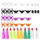 thumbnail image 1 of 50 Pcs Halloween Accessory Includes 20 Pcs Fake Nails Halloween Witch Finger and 30 Pcs Plastic Spider Skull Bat Ring for Kids Adults Party Favors Birthday Novelty Toys (Mixed Color), 1 of 6