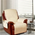 thumbnail image 2 of Ruiboury Fleece Recliner Cover Furniture Protector Sofa Cover with 4 Pockets Machine Washable, 2 of 6