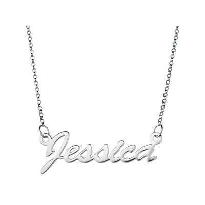 Personalized Sterling Silver Nameplate Necklace Nigeria Ubuy