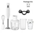 thumbnail image 2 of Hand-hold Blender Immersion Blender Stick Blender Chopper Whisk Food Grinder for Smoothie Puree Infant Food  US Plug Package Six, 2 of 7