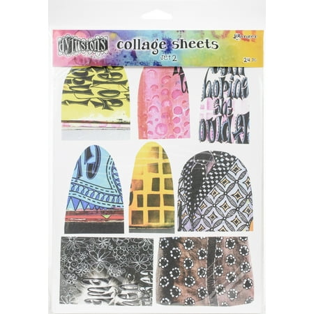 UPC: 0789541070351 | Dyan Reaveley s Dylusions Collage Sheets 8.5 X11  24/Pkg-Set 2