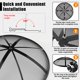 thumbnail image 3 of Fire Pit Spark Screen RGJ, malla de acero inoxidable de 27 pulgadas con asa, 3 of 9