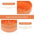 thumbnail image 2 of 6 macetas redondas de plástico japonesas de imitación de arcilla, para interior y exterior, para jardín (naranja, 12,5 cm), 2 of 8