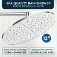 thumbnail image 4 of Cabezal de ducha tipo lluvia HammerHead Shower de 30 cm, cromado, 4 of 9