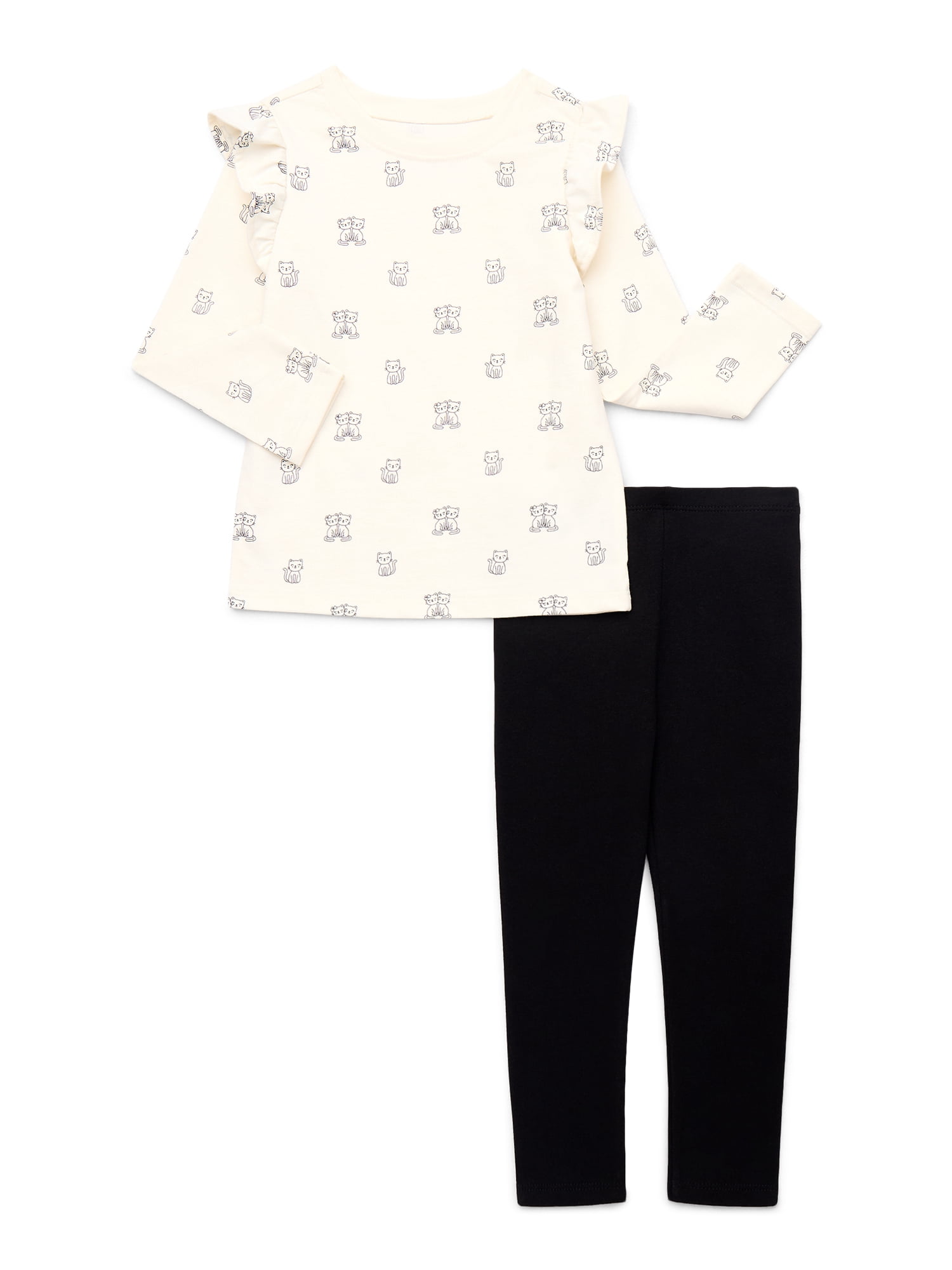 Garanimals Toddler Girl 6-Piece Mix and Match Outfit Kid-Pack, Sizes 18M-5T