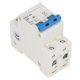 thumbnail image 1 of Interruptor de Aire de Bajo Voltaje, PA66 Nylon Shell Flame Retardant AC 400V 40A 2P Circuito de CircuitO Din Rail Monte Monte Bistable Clip para el de iluminación Residencia residencial, 1 of 7
