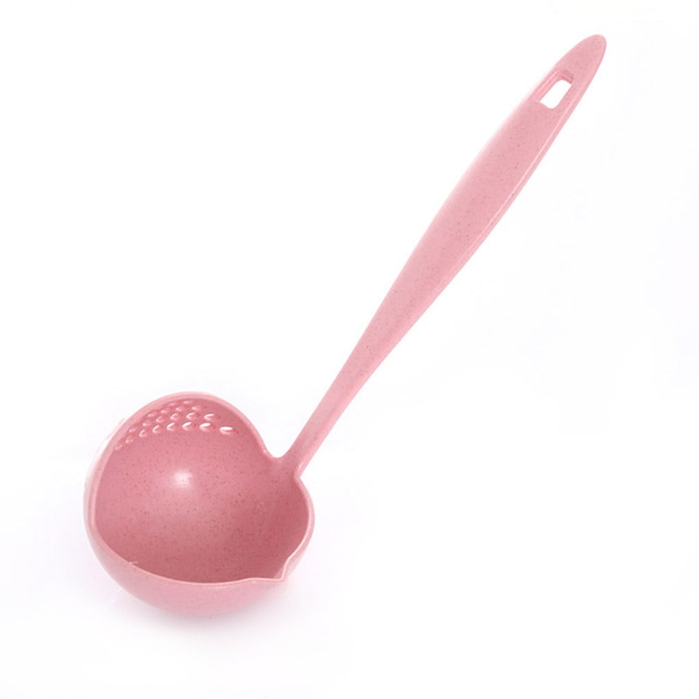 Details about   FenKicyen New Soup Spoon Long Handle Kitchen Strainer Solid Color Cooking