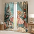 thumbnail image 2 of Manfei Girly Pink Princess Black Out Curtains, Christmas Nutcracker Royal Guarder Curtains Pack of 2 (42x63 Each), Dreamy Fairy Tale Bedroom Curtains, Curtains Blackout Home Decor, 2 of 6