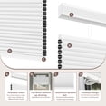 thumbnail image 3 of Allesin Top Down Bottom Up Cellular Shades,Blackout Blinds Noise Reduction,Cordless Cellular Shades Room Darkening Honeycomb Blinds,Blackout (White,27"x64"), 3 of 9