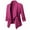 Z-71Hot Pink, variant on FAOWME Womens Cardigan Open Front Long Sleeve Solid Color Turndown Collar Elegant Casual Coat For Daily Wear,Purple,Xl