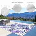 thumbnail image 3 of Outdoor Rug 3x5 ft Blue Dandelion Outdoor Large Area Rug Non Slip Rubber Spring Bloom Flowers Front Door Mat RV Rug Camping Carpet Patio Outdoor Rugs for Backyard Balcony Deck Porch Indoor, 3 of 9