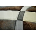thumbnail image 2 of PREMIUM 3D Hand Carved Modern 5x7 5x8 Rug Contemporary 2305 Espresso Brown, 2 of 9
