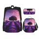 thumbnail image 1 of Fotbe Lavender Field Sunset Set Escolar 3 en 1 para Niños - Mochila Duradera con Lonchera Aislante y Estuche para Lápices - Mochila Escolar para Niños y Niñas, 1 of 7