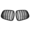 thumbnail image 3 of Front Bumper Kidney Grill Replacement Dual Slat Grilles for E39 5 Series 525 528 1995- y12838, 3 of 6