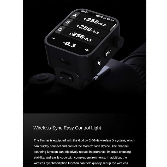 GODOX X3 Camera Flash Guide Outdoor Light Studio Flash Touch Screen Version Wireless TTL High Speed