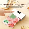 thumbnail image 3 of Cordless Bag Sealer for Food Storage, USB Rechargeable Handheld Vacuum Sealer with LED Display, 6 Adjustable Heat Seal Modes & Magnetic Base, Kitchen Food Saver Tool(RL Blue 1 PC), 3 of 6