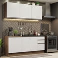 thumbnail image 2 of Cocina Integral MADESA Glamy 180cm Marrón/Blanco, 2 of 5