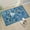 Blue, variant on Galactic Goods Door Mat Indoor Entrance Machine Washable Boho Floral Small Area Rug Non-Slip Low Pile Throw Rugs for Entryway, Kitchen, Front Door Indoor Entrance(20" x 30")
