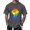 Gray, variant on Yopmin Gay Pride T Shirt Rainbow Fist Men Crewneck Short Sleeve Oversized T Shirts Trendy Clothes Daily Wear