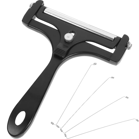 TABLZONE Ham Butter Slicer Stainless Steel Baking Tool 1 x Cheese Slicer 5.89X4.72X0.39in