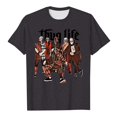 thumbnail image 2 of iTNHFP Crop Tops pour Femmes T-Shirt Décontracté à Manches Courtes Imprimé Drôle Col Rond 2, 2 of 5
