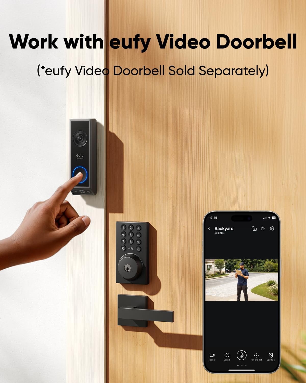 eufy Smart Lock C30-2 Pack, Keyless Entry Door Lock, Built-in WiFi Deadbolt