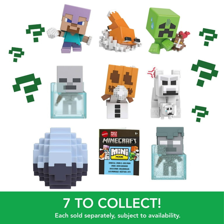 Minecraft Mini Mode Spawn Egg Figures Collection (Characters May