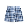 thumbnail image 5 of Wonder Nation Boys Plaid Woven Boxers, 5-Pack, Sizes S-XL, 5 of 6