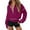 Hot Pink, variant on Sweatshirts for Women Cropped Half Zip Hoodie Long Sleeve Pullover Winter Lined Athletic Top for Casual Streetwear Womens Long Sleeve Tops Pink XXL