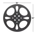 thumbnail image 3 of DecMode Black Metal Reel Film Wall Decor, 3 of 9
