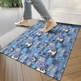 thumbnail image 4 of Blue Soccer Themed Pattern Door Rugs,Washable Non Slip Door Mats Indoor,Decorative Door Mats,Entry Mat Indoor for Entrance,Bedroom,Kitchen,Bathroom,17"x30", 4 of 6