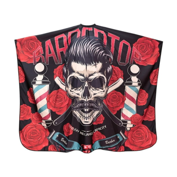 Capa de corte de pelo para hombres y mujeres, capa de barbero para corte de pelo, uso doméstico, teñido del cabello