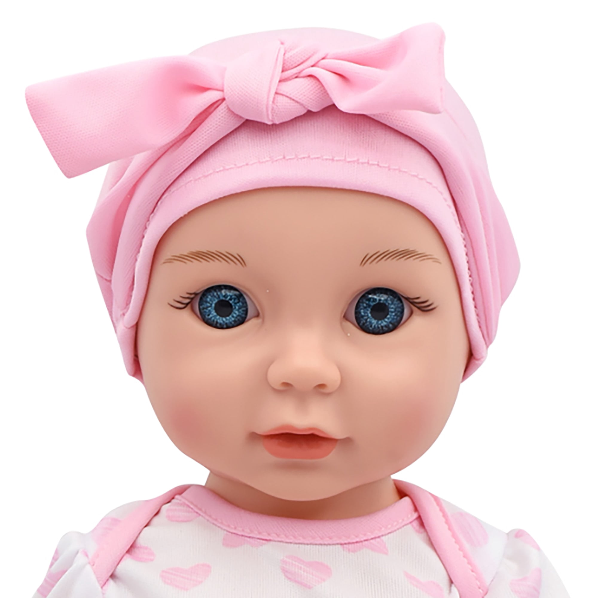 Cuddle Kids: Love N' Feed Playset - 15" Baby Doll - Pink Tutu Outfit - Cuddly Elephant Plush, 33pc Care Toy Accessories, Hard Body, Kids Age 3+