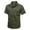 Green, variant on Daolelai Men's Large Size Workwear Short Sleeve Shirt