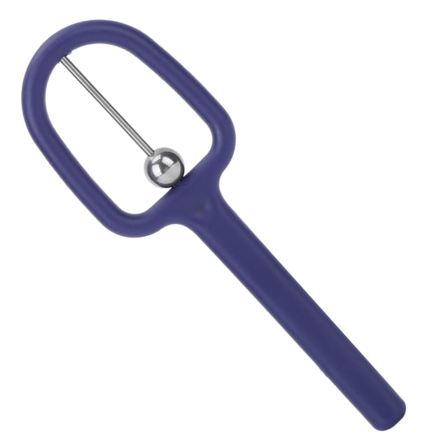 Tongue Tip Exerciser, U Shaped 2 Use Ways Clean PP Alloy Tongue Tip Trainer for Unclear Pronunciation Blue