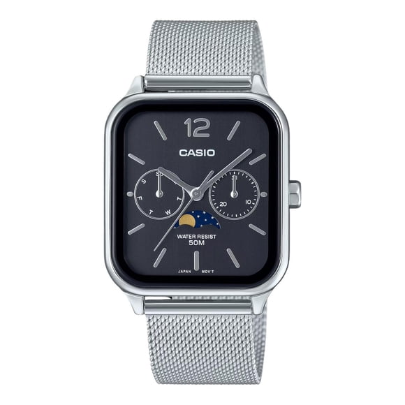 Reloj CASIO MTP-M305MC-1AVCF Moon phase-Acero