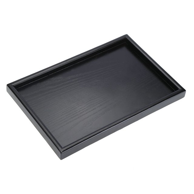 Sonew Tea Serving Tray,Tea Tray,Rectangle Shape Solid Wood Tea Coffee Snack Food Meals Serving Tray Plate Restaurant Trays