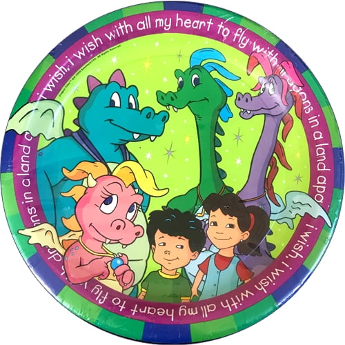 Dragon Tales Vintage 2000 Large Paper Plates (8ct) Dragon Tales Vintage 2000 Large Paper Plates (8ct)