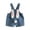 Blue#baby girl denim overalls, variant on Moxiu Toddler Girl Denim Overalls Baby Easter Outfit Pants for Boy Bunny Ear Romper with Pom Pom Tail Cute Jeans Jumpsuit Blue,6-12 Months