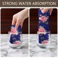 thumbnail image 4 of 2 Pcs Pioneer Flower Floral Print Pattern Kitchen Towels, Funny Microfiber Dish Towel Set, 18" X 26" Tea Towels, 4 of 6