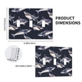 thumbnail image 2 of Watercolor Shark Vintage 3 Gang Light Switch Cover Decorative Triple Toggle Wall Plate for Kitchen Bedroom Bathroom Living Room Decor, 2 of 5