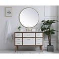 thumbnail image 6 of 48 inch bathroom Vanity in White with Backsplash, 6 of 8